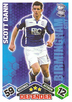 Scott Dann Birmingham City 2009/10 Topps Match Attax #EX10